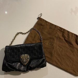 Small vintage Gucci shoulder bag with dust bag